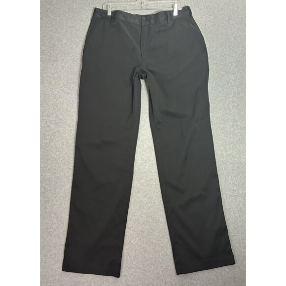 Nike Golf Men’s Pants Black 36x34 Dri-FIT Performance Straight Leg Trousers - Picture 1 of 7